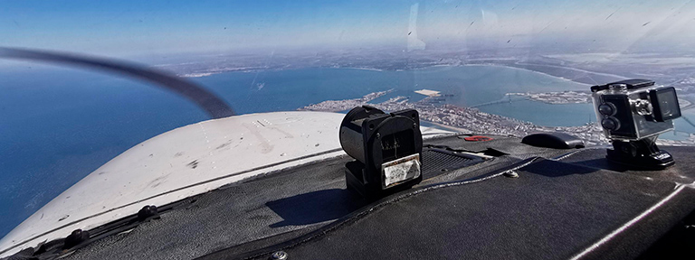 Flying over Cadiz